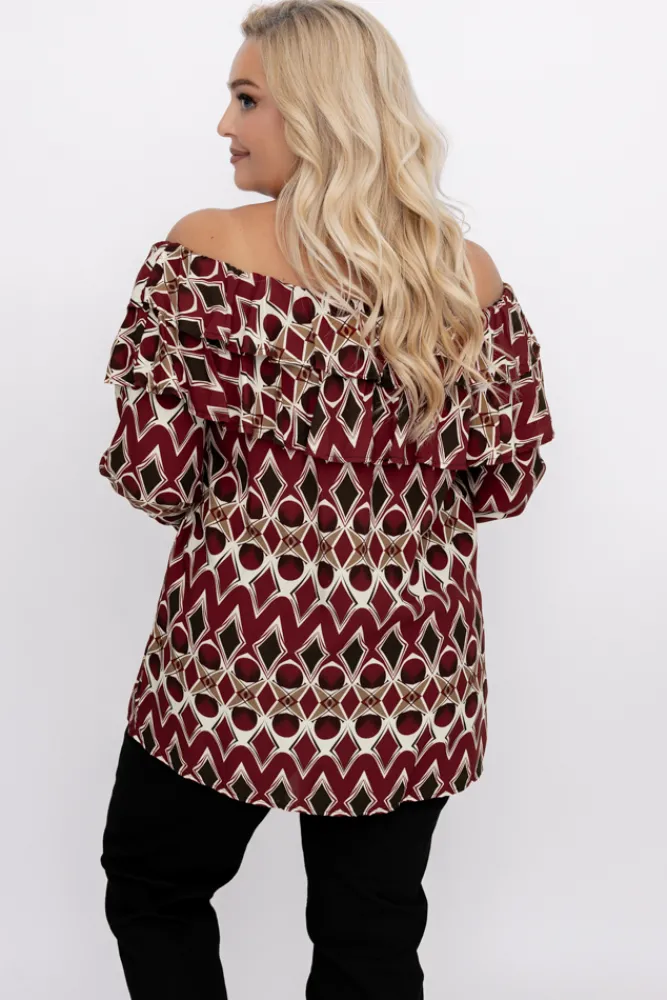 Damskie Włoski Bluzka BASTIA Wzór 6