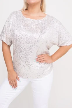 Damskie Polski Bluzka cekinowa SINVI Wzór 2