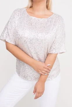 Damskie Polski Bluzka cekinowa SINVI Wzór 2