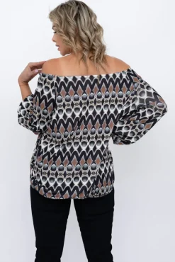 Damskie Włoski Bluzka DEZIN Wzór 16