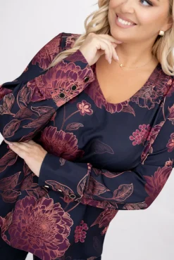 Damskie Polski Bluzka Elegancka XEVIN Wzór 2