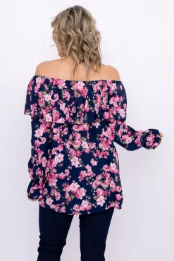 Damskie Włoski Bluzka hiszpanka BERNEDI Wzór 3