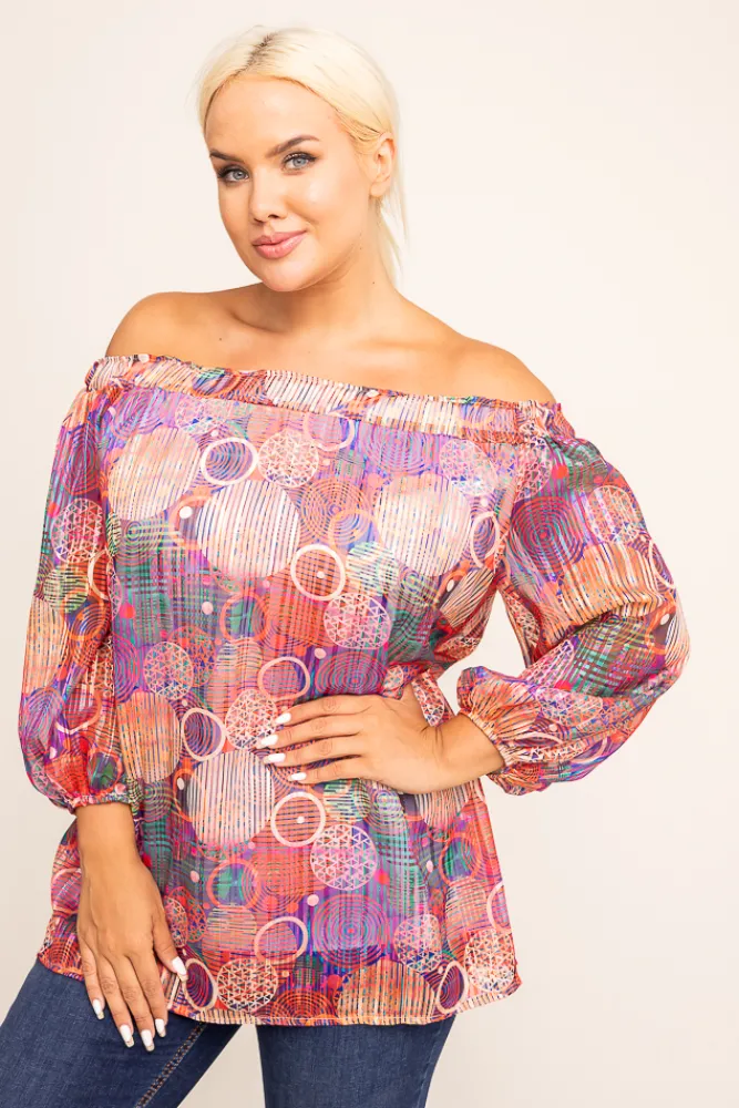 Damskie Polski Bluzka LEGUZI Wzór 1