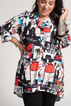 Damskie Polski Bluzka TYPIRO Wzór 1