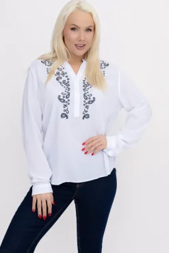 Damskie Bluzka z haftem IRIALI Wzór 3