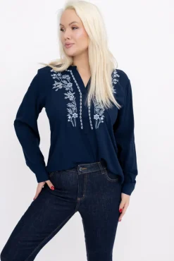 Damskie Bluzka z haftem IRIALI Wzór 1