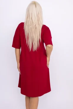 Polski Bordowa Koszula Nocna MERTENI