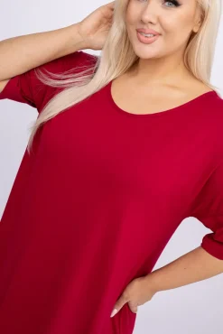 Polski Bordowa Koszula Nocna MERTENI