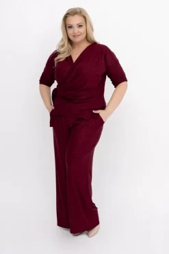 Damskie Polski Komplet brokatowy ROMA