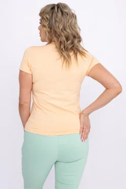 Damskie Polski Brzoskwiniowa Bluzka GELDI