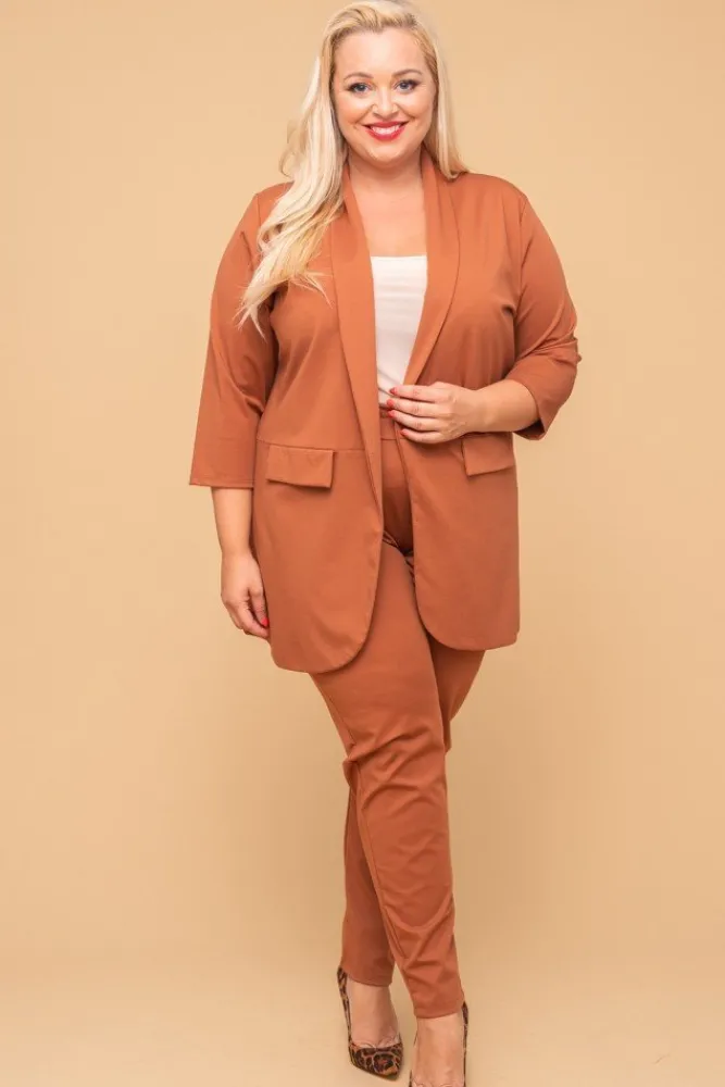 Damskie Polski Brązowe Spodnie CINTA