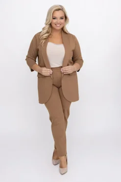 Damskie Polski Brązowe Spodnie CINTA