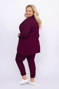 Damskie Polski Burgundowe Spodnie CINTA