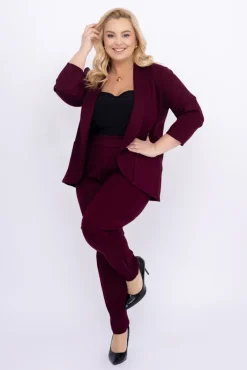 Damskie Polski Burgundowy Garnitur BAKIOLA