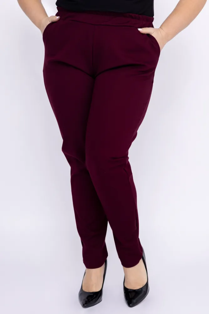 Damskie Polski Burgundowy Garnitur BAKIOLA