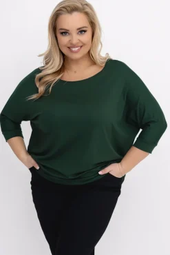 Damskie Polski Butelkowozielona Bluzka BARIOSA