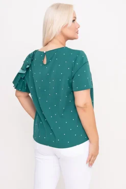 Damskie Polski Butelkowozielona Bluzka TORRERI