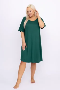 Polski Butelkowozielona Koszula Nocna MERTENI