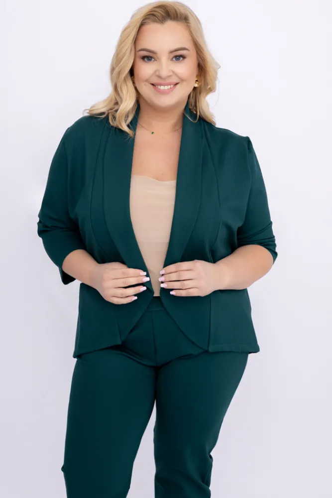 Damskie Polski Butelkowozielona Marynarka BAKIOLA