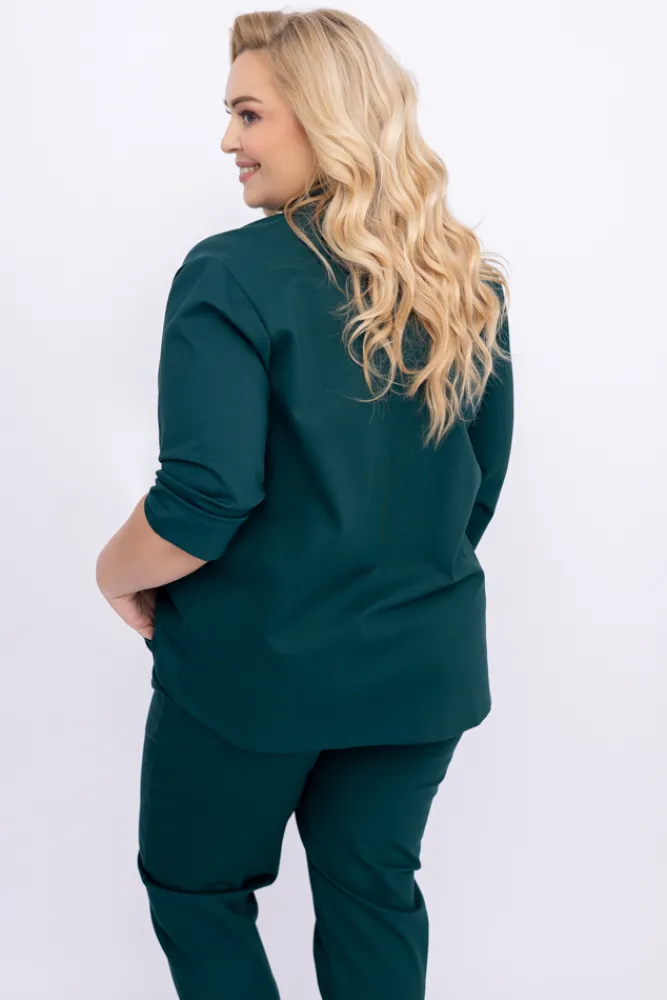 Damskie Polski Butelkowozielona Marynarka BAKIOLA