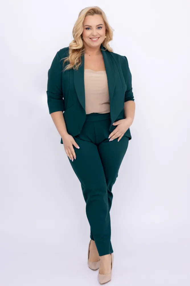 Damskie Polski Butelkowozielona Marynarka BAKIOLA