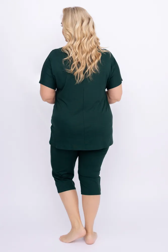 Polski Butelkowozielona Piżama SLIPIN