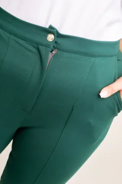 Damskie Polski Butelkowozielone Spodnie PUNTURI