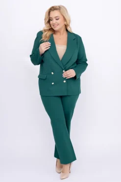 Damskie Polski Butelkowozielone Spodnie MEYVI