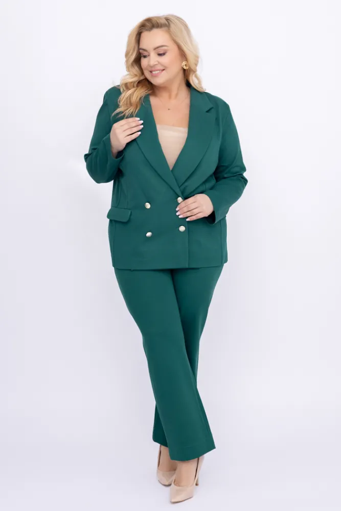 Damskie Polski Butelkowozielone Spodnie MEYVI