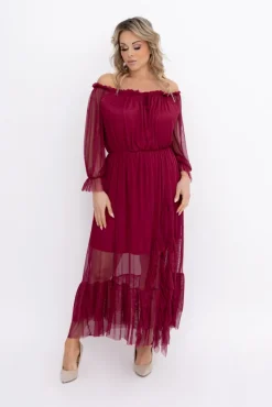 Włoski Butordowa Sukienka siateczkowa RAGIA