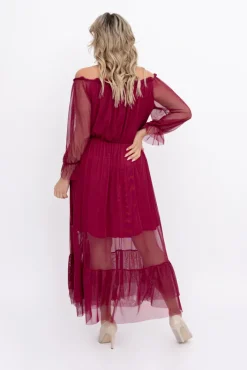 Włoski Butordowa Sukienka siateczkowa RAGIA