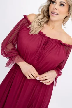 Włoski Butordowa Sukienka siateczkowa RAGIA