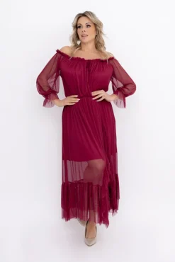 Włoski Butordowa Sukienka siateczkowa RAGIA