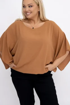 Damskie Polski Camelowa Bluzka ETERNAL