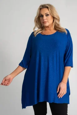 Damskie Polski Chabrowa Bluzka brokatowa QUENTI