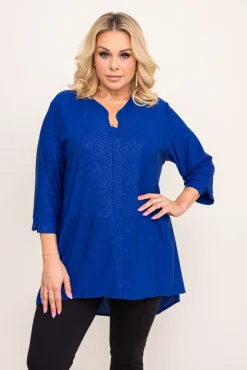 Damskie Polski Chabrowa Bluzka brokatowa VERONI