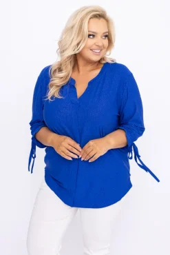 Damskie Polski Chabrowa Bluzka brokatowa GELVI