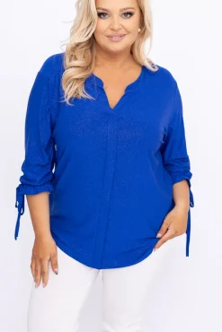 Damskie Polski Chabrowa Bluzka brokatowa GELVI