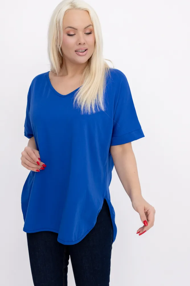 Damskie Włoski Chabrowa Bluzka MERZI