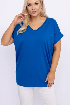 Damskie Włoski Chabrowa Bluzka STRUMI