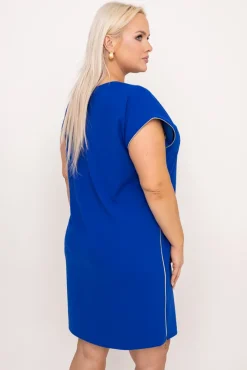 Polski Chabrowa Sukienka CARBONA