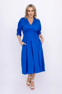 Włoski Chabrowa Sukienka EGERA