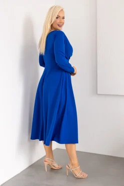 Włoski Chabrowa Sukienka FEZANTI