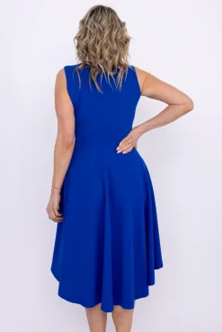 Włoski Chabrowa Sukienka FORMINA