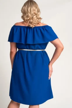 Polski Chabrowa Sukienka FRILIA