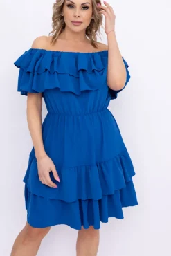 Włoski Chabrowa Sukienka hiszpanka VILIENO