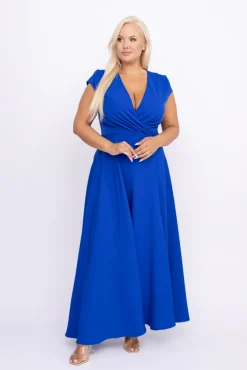 Polski Chabrowa Sukienka LOREDANA