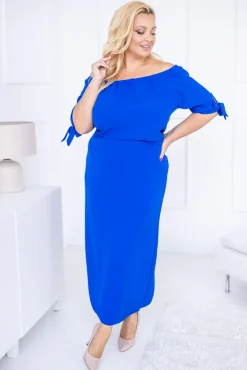 Polski Chabrowa Sukienka NOBI