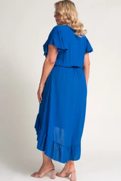 Polski Chabrowa Sukienka RHODIO