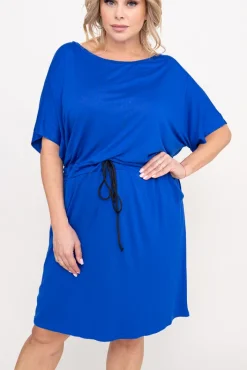 Polski Chabrowa Sukienka SATURIO